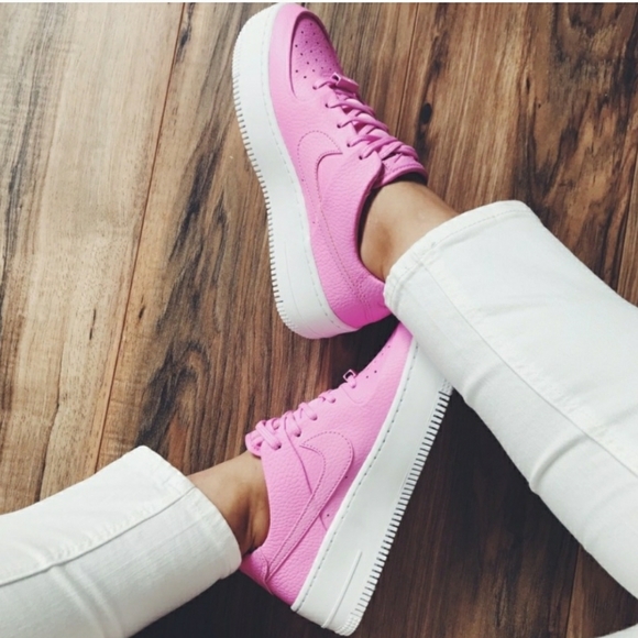 NIKE AIR FORCE 1 AF1 Sage Low PINK SZ#10 - Picture 4 of 11